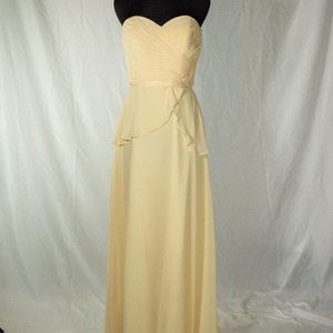 Mori Lee Bridesmaid style 673 in Buttercup